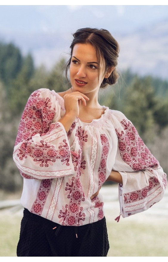 embrodiered boho chick blouse