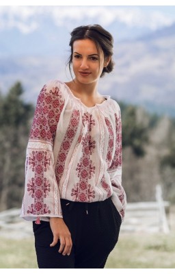 embroidered bohemian top