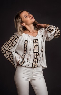 Romanian peasant blouses...