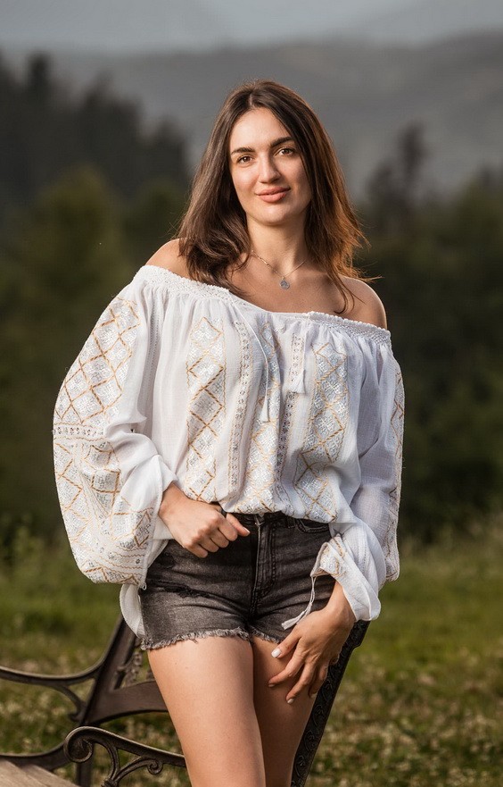 hand embroidered romanian blouse hand embroidered romanian blouse