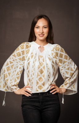 Authentic Romanian peasant...