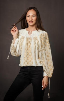 Embroidered Romanian Folk...