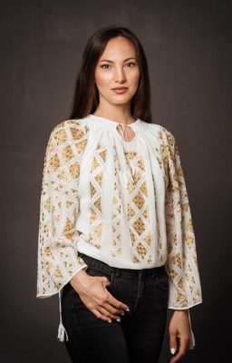 Authentic Romanian peasant...