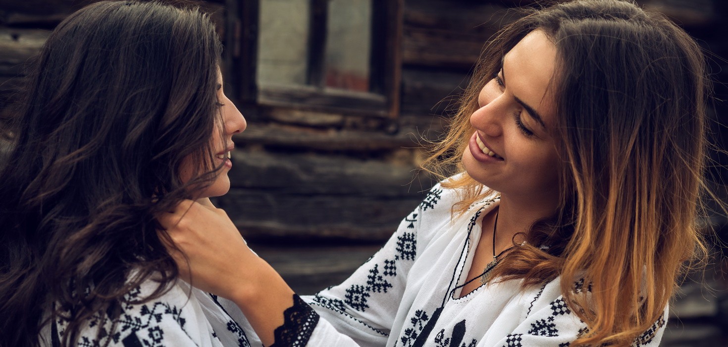 embroidered Romanian blouses